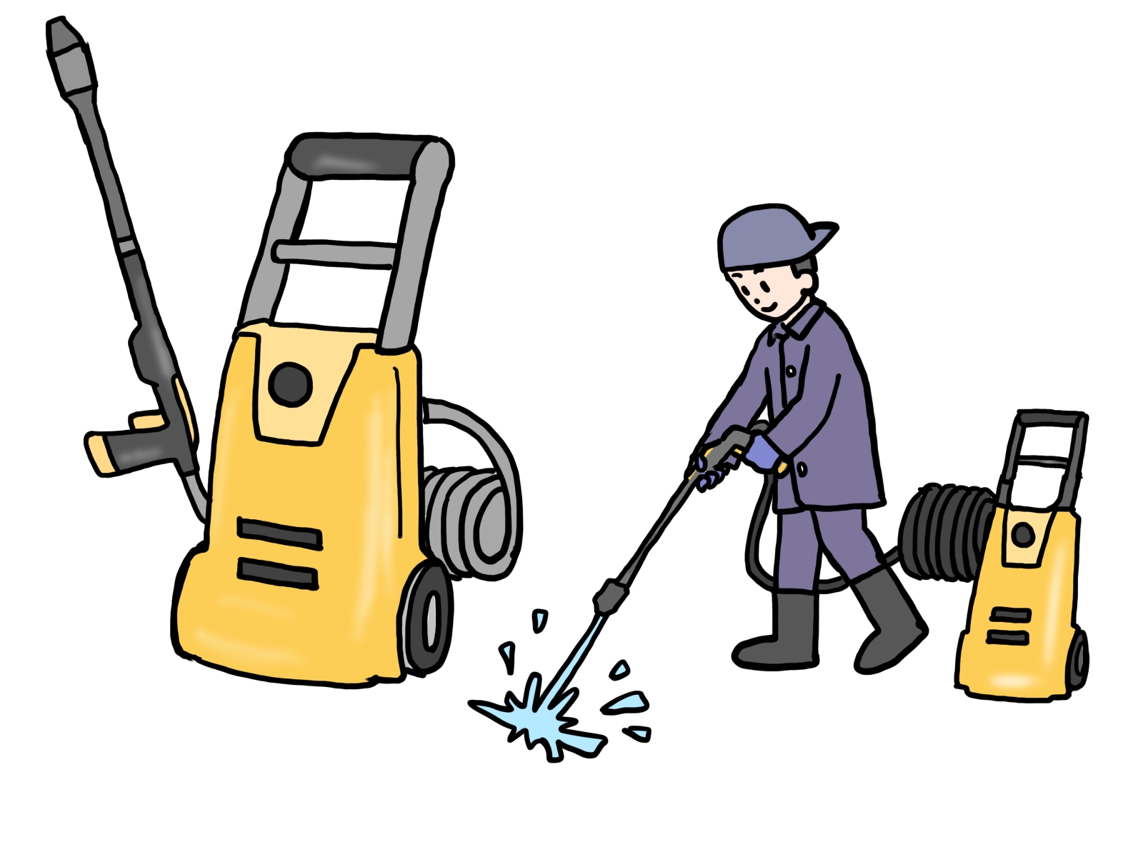 高圧洗浄作業について